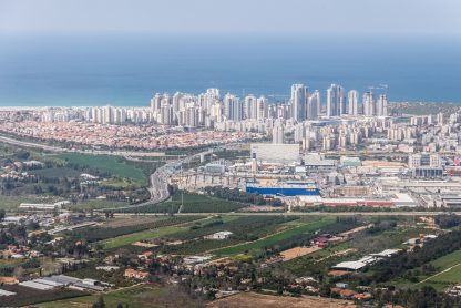 צילום מהאוויר של נתניה עיר ימים צילם לב צימבלר וויקימדיה